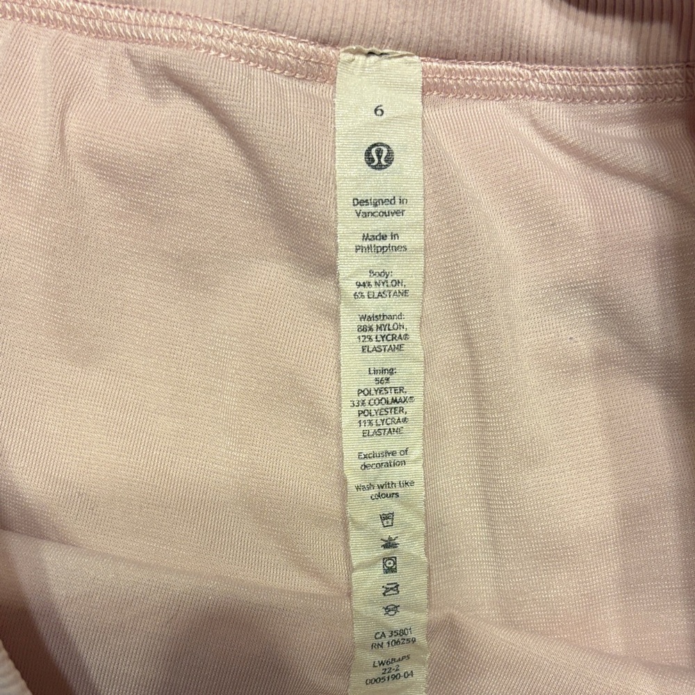 Lululemon Light Pink Drawstring Cropped Pants - image 3